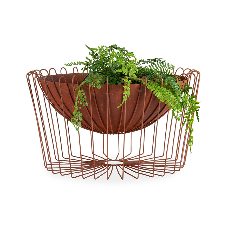 Rust Contemporary 'Floating' Firebowl NEW Garden