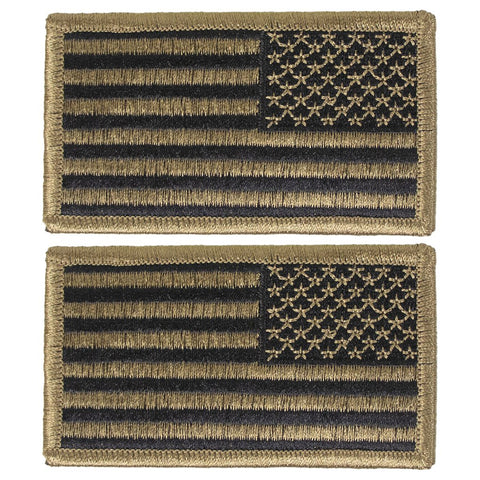 THESE COLORS DON'T RUN - AMERICAN FLAG - IRON ON PATCH