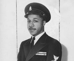 Author Alex Haley in Army Dress Uniform