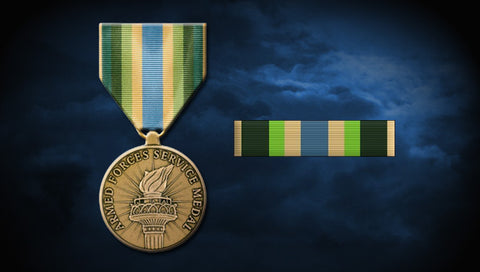 Armed Forces Service Medal and Ribbon