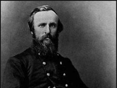 US President Rutherford B. Hayes in uniform