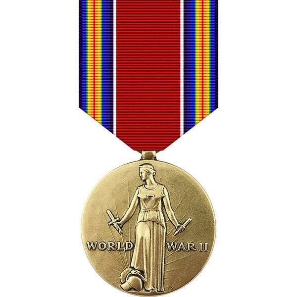 Full size made in the USA WWII Victory Medal WW2