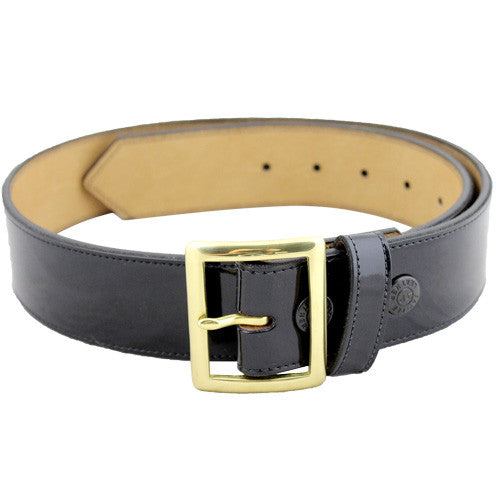 Marine Corps Synthetic Leather Garrison Belt with Brass Buckle | USAMM