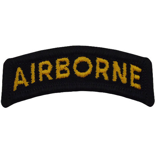Italy Tab worn over 5th Army patch black wool PIR A6B1 b4068 WW2 US Army Africa