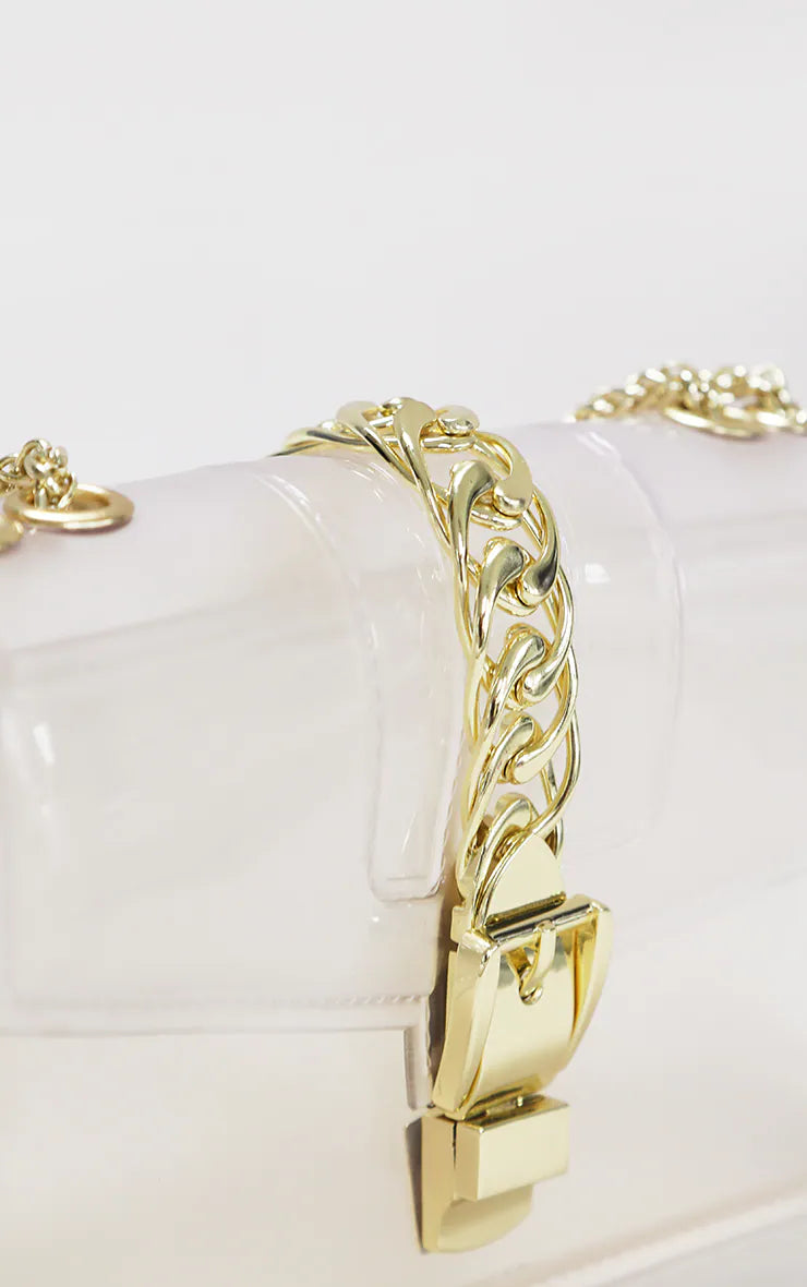 Clear Gold Chain Cross Body Bag - iLYMAi