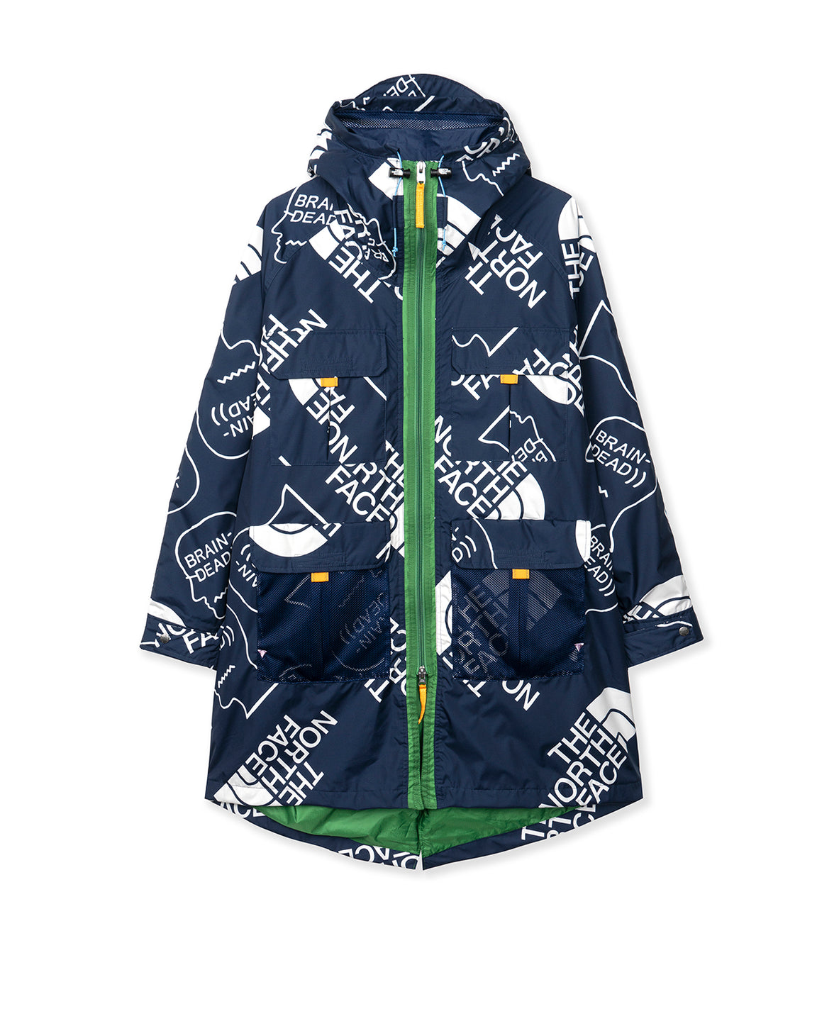 The North Face x Brain Dead 76 Oversized Mountain Parka - Navy