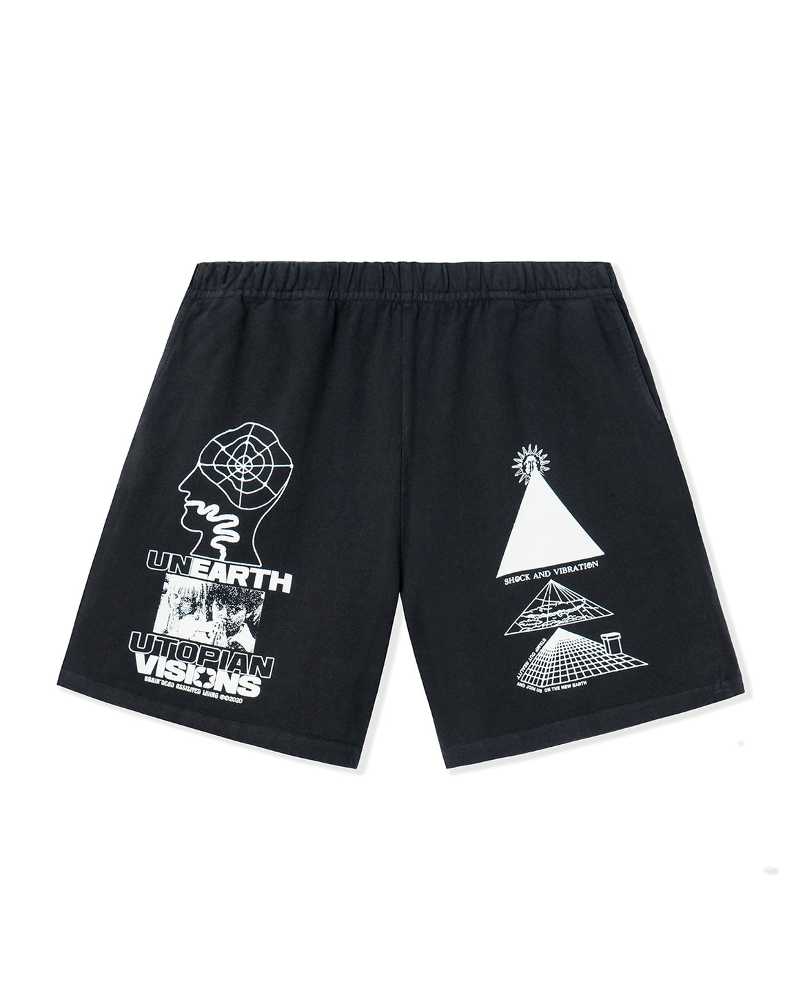 Unearth Utopian Visions Jersey Short - Black