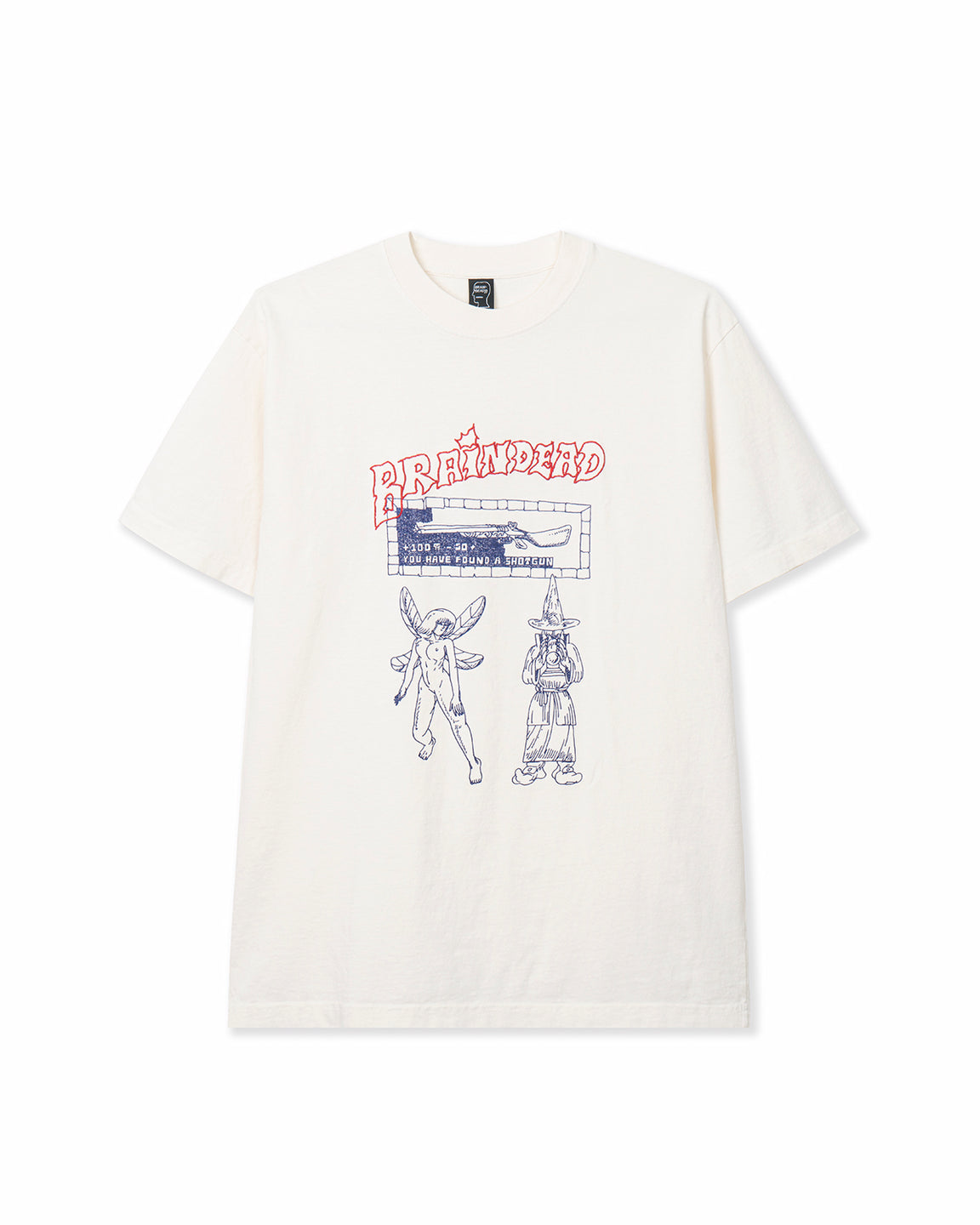 Kogan Embroidered Couple T-shirt - Natural