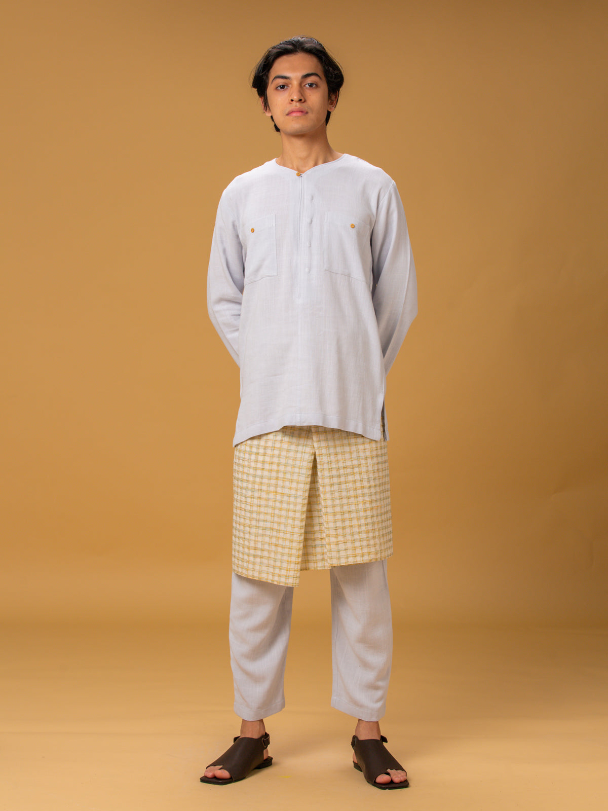 Unisex: Kain Samping / Selendang (Yellow)