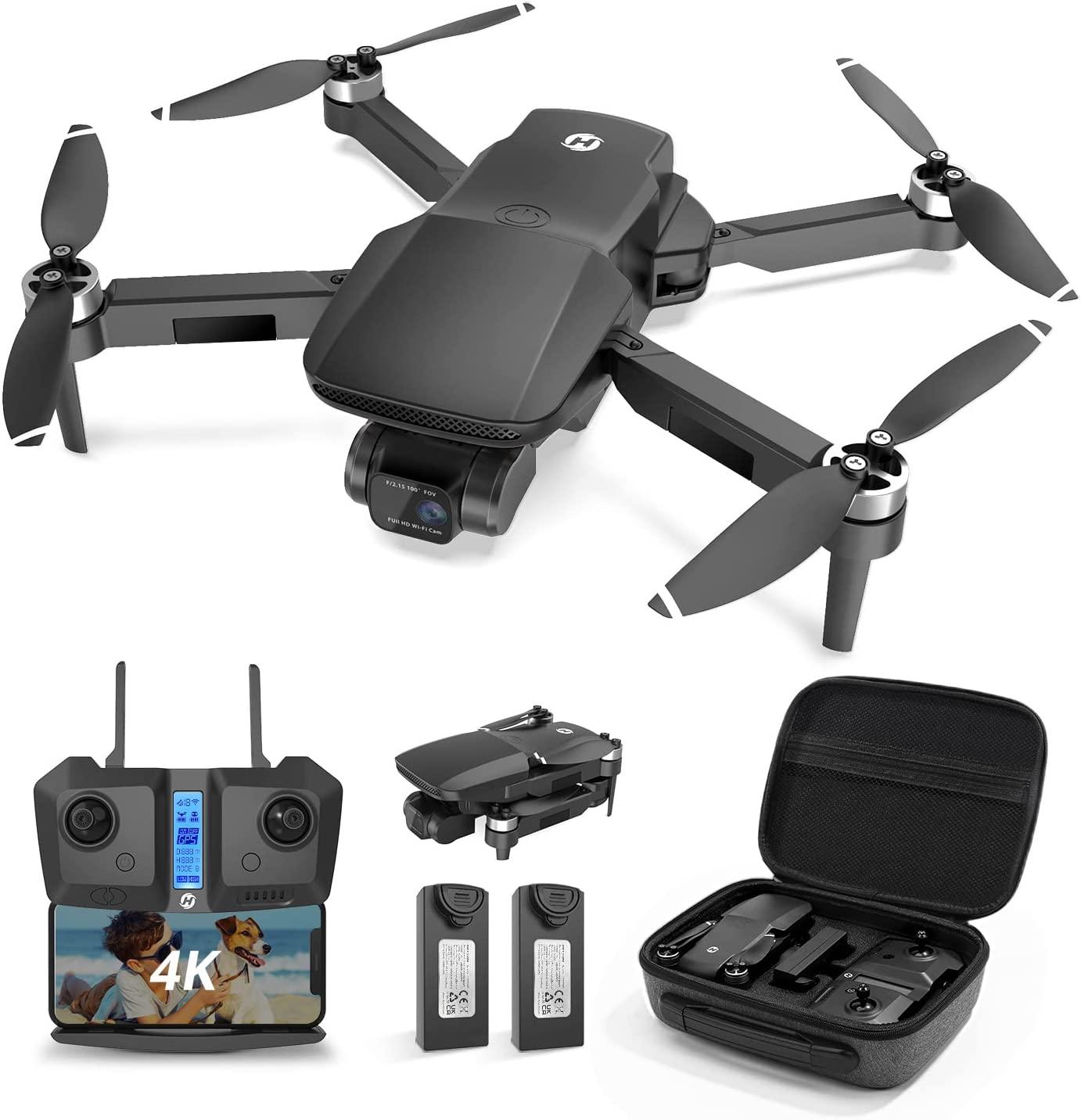 Idool Reactor Belachelijk Holy Stone HS360 GPS Drone - for Adults with Rock Steady Camera 4K HD Photo  2-axis Gimbal, FPV Quadcopter for Beginners,Brushless Motor,46Mins Flight  Time,Long Range,5GHz Wifi,Follow Me,Auto Return Home Professional Camera  Drone