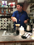 Paul with the OXO Pour Over Coffee demo