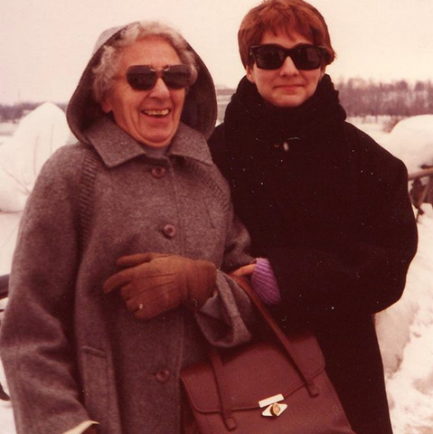 Kate and her granny Hilda
