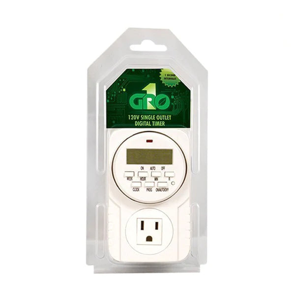 1 Grow 120V Single Outlet Digital Timer