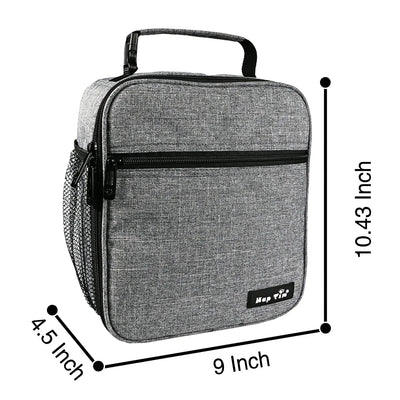 Bunnybento Insulated Lunch Box Gray