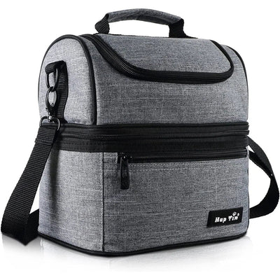 Pigwiggy Insulated Lunch Bag Gray