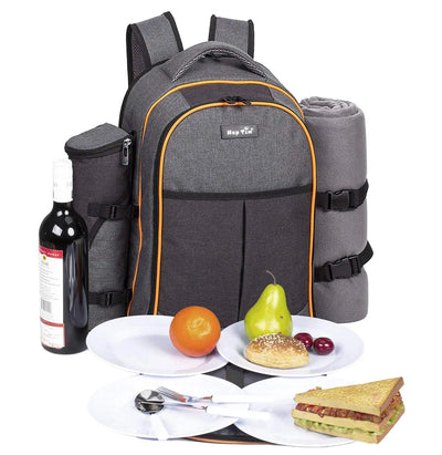 Picnic Basket Backpack for 4