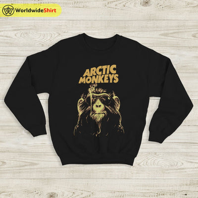 Arctic Monkeys Smoking Monkey Sweatshirt Arctic Monkeys Shirt Music Shirt - WorldWideShirt