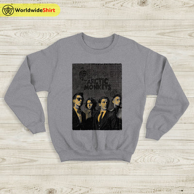 Arctic Monkeys Vintage Poster Sweatshirt Arctic Monkeys Shirt Music Shirt - WorldWideShirt