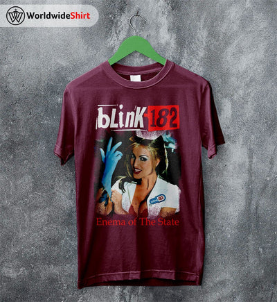 Blink-182 Enema of the State T Shirt Blink-182 Shirt Music Shirt - WorldWideShirt