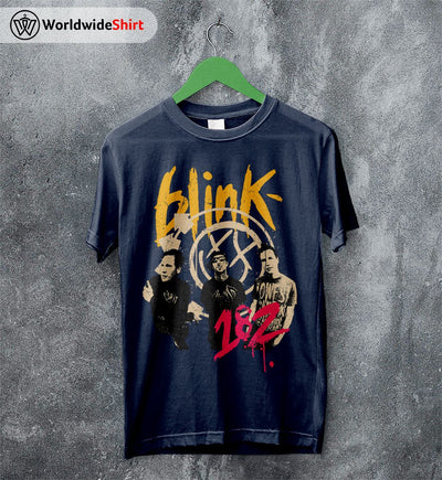 Blink-182 Vintage 90's Tour T Shirt Blink-182 Shirt Music Shirt - WorldWideShirt