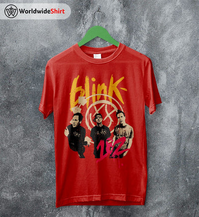 Blink-182 Vintage 90's Tour T Shirt Blink-182 Shirt Music Shirt - WorldWideShirt