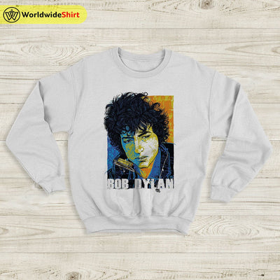 Bob Dylan Pop Art Graphic Sweatshirt Bob Dylan Shirt Music Shirt - WorldWideShirt