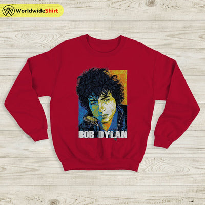 Bob Dylan Pop Art Graphic Sweatshirt Bob Dylan Shirt Music Shirt - WorldWideShirt