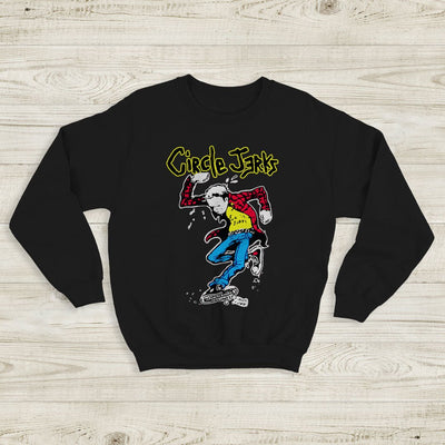 Circle Jerks Graphic Logo Sweatshirt Circle Jerks Shirt Music Shirt - WorldWideShirt