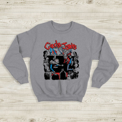 Circle Jerks Vintage Tour Sweatshirt Circle Jerks Shirt Music Shirt - WorldWideShirt