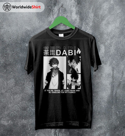 Dabi Aesthetic T-shirt Boku No Hero Academia Shirt BNHA Merch - WorldWideShirt