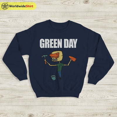 Green Day Tour Vintage 90's Sweatshirt Green Day Shirt Rock Band Shirt - WorldWideShirt