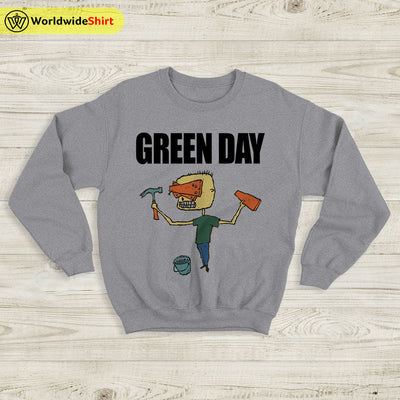 Green Day Tour Vintage 90's Sweatshirt Green Day Shirt Rock Band Shirt - WorldWideShirt