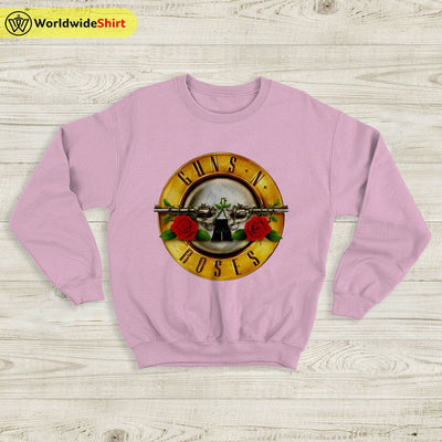 Guns N Roses Vintage Logo Sweatshirt Guns N Roses Shirt Rock Band - WorldWideShirt