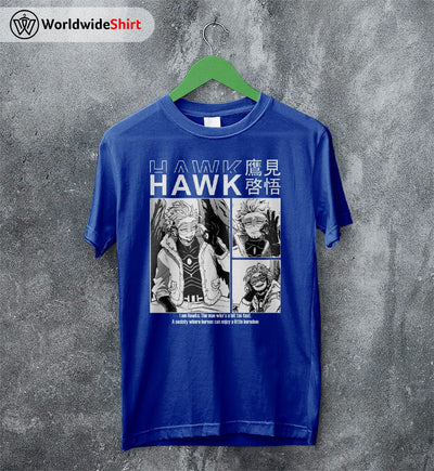 Hawk Aesthetic T-shirt Boku No Hero Academia Shirt BNHA Merch - WorldWideShirt