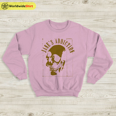 Jane's Addiction Skull Logo Vintage 90's Sweatshirt Jane's Addiction Shirt - WorldWideShirt