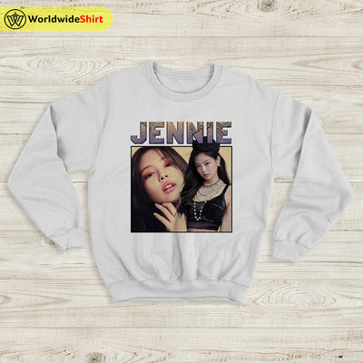 Jennie Raptee Vintage 90's Sweatshirt BLACKPINK Shirt KPOP Shirt - WorldWideShirt