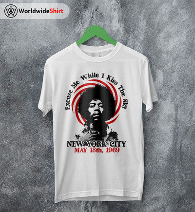 Jimi Hendrix US Tour 1969 T Shirt Jimi Hendrix Shirt Music Shirt - WorldWideShirt