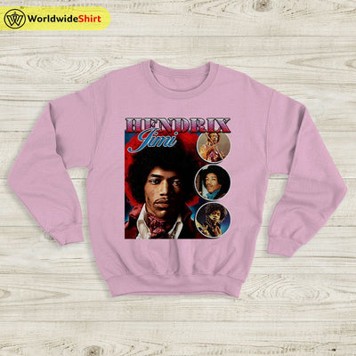 Jimi Hendrix Vintage 90's Sweatshirt Jimi Hendrix Shirt Music Shirt - WorldWideShirt