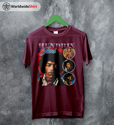 Jimi Hendrix Vintage 90's T Shirt Jimi Hendrix Shirt Music Shirt - WorldWideShirt