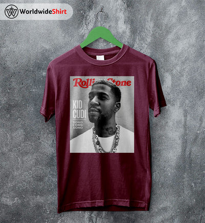 Kid Cudi Rolling Stone Poster T Shirt Kid Cudi Shirt Rapper Shirt - WorldWideShirt