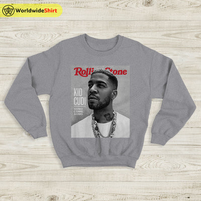 Kid Cudi Rolling Stone Sweatshirt Kid Cudi Shirt Rapper Shirt - WorldWideShirt