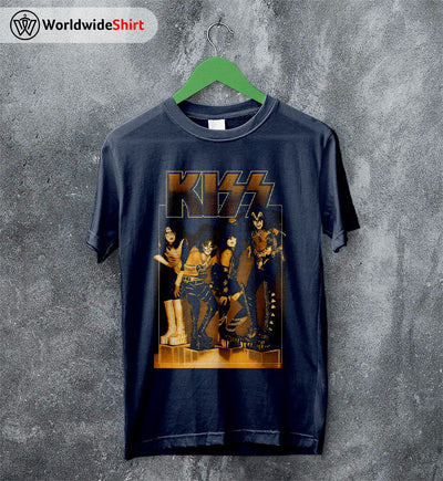 Kiss Band Poster Vintage T Shirt Kiss Band Shirt Music Shirt - WorldWideShirt