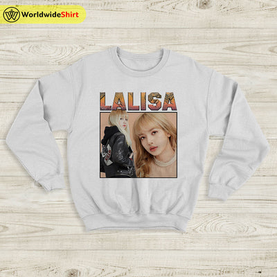 Lalisa Raptee Vintage 90's Sweatshirt BLACKPINK Shirt KPOP Shirt - WorldWideShirt