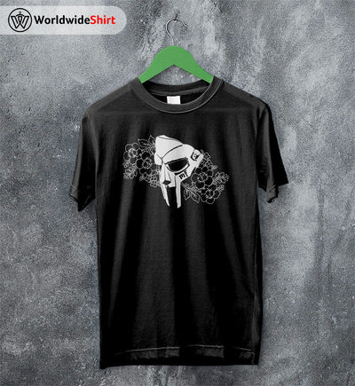 MF Doom Mask and Flower Shirt MF Doom T-Shirt Rapper Music Shirt - WorldWideShirt