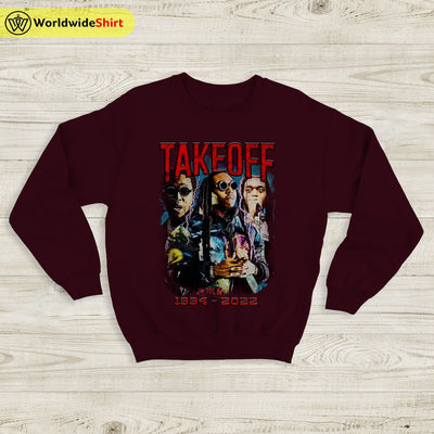 Migos Sweatshirt Takeoff Vintage 90's Sweater Migos Shirt - WorldWideShirt