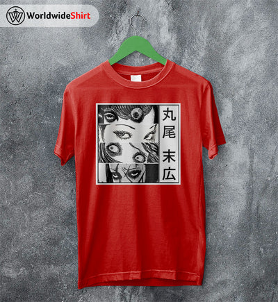 Japanese Terror Tomie Graphic T-Shirt Tomie Junji Ito Shirt Anime Shirt