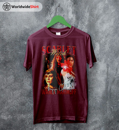 Scarlet Witch Vintage 90's T-Shirt Wanda Maximoff Shirt The Avengers Shirt