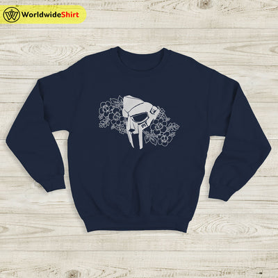 MF Doom Mask and Flower Sweatshirt MF Doom Shirt Rap Music Shirt