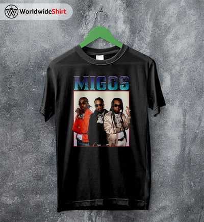 Migos T Shirt Vintage Quavo 90's Shirt Migos Graphic Tee