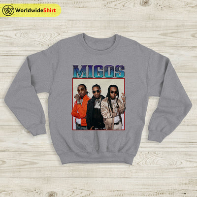 Migos Sweatshirt Vintage Raptee 90's Sweater Migos Shirt